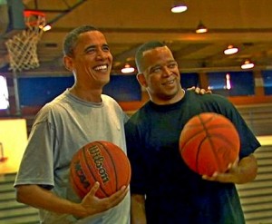 President Barack Obama And Stuart Scott