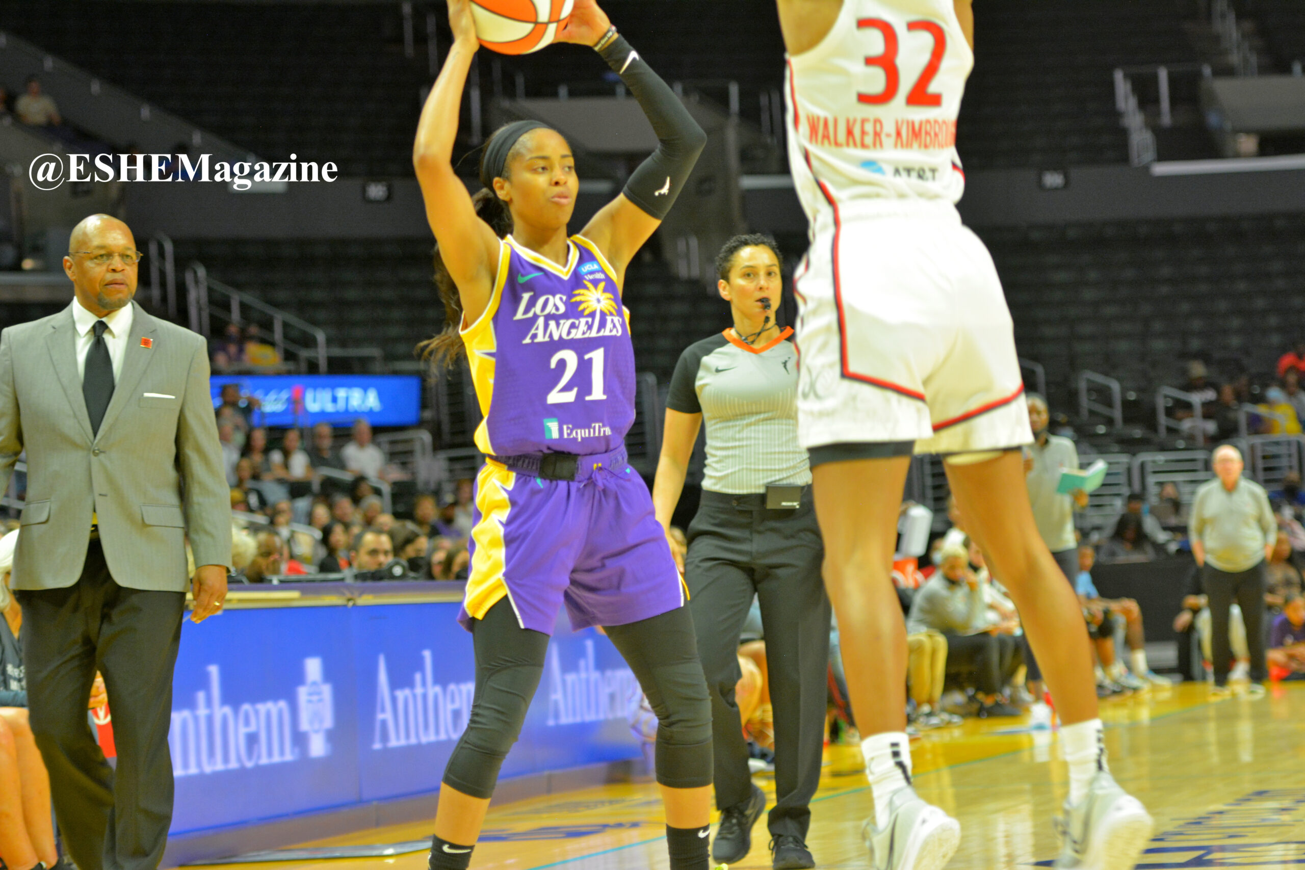 WNBA Action | Washington Mystics vs Los Angeles Sparks