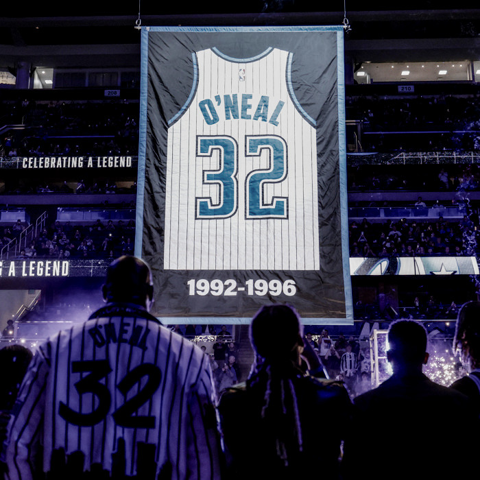 Shaquille O’Neal’s Jersey Retired By The Orlando Magic; First In Team History